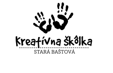 Čierne logo Kreatívna škôlka